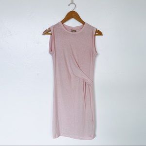 Pale Pink Sheer Tunic Tee